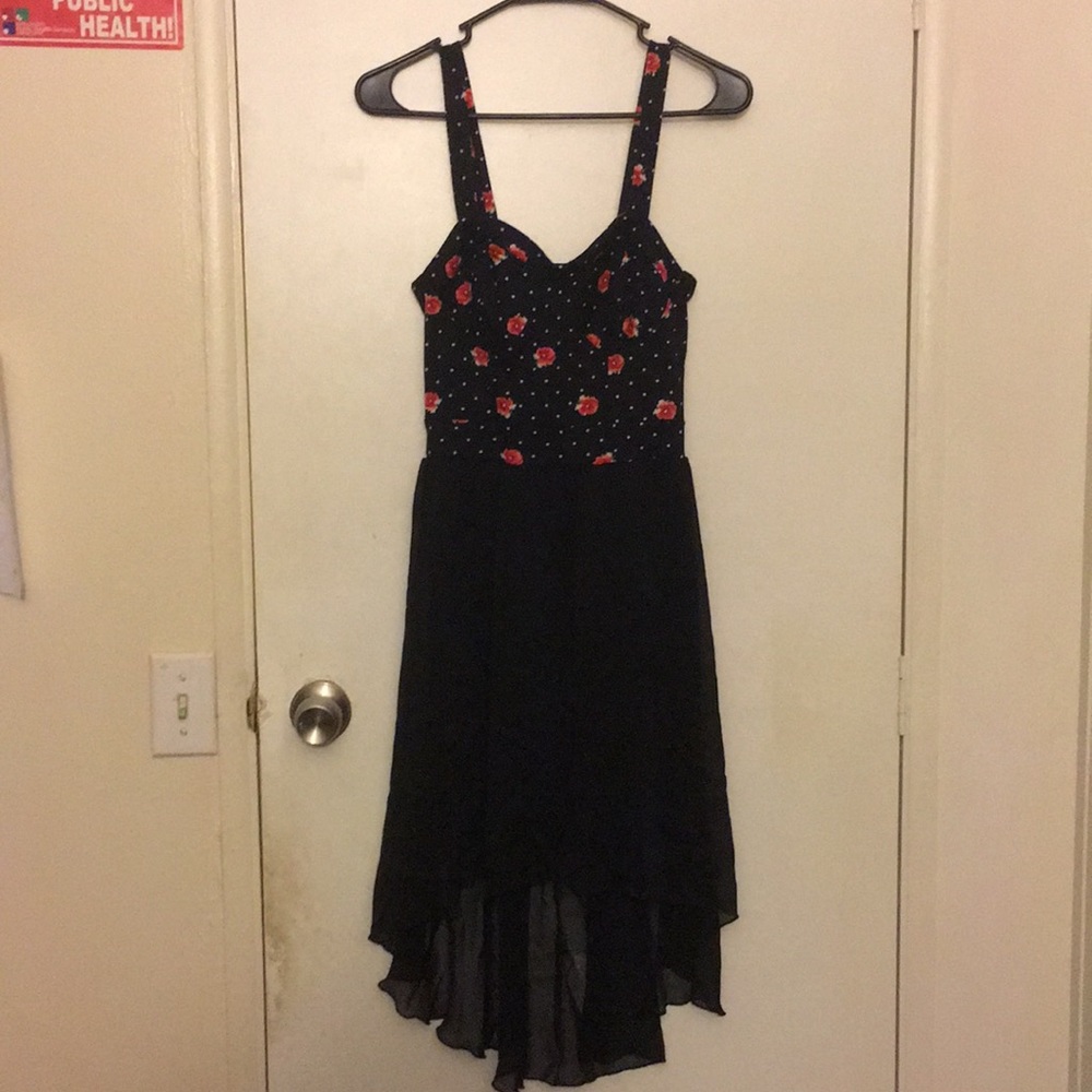 Charlotte Russe maxi high low dress